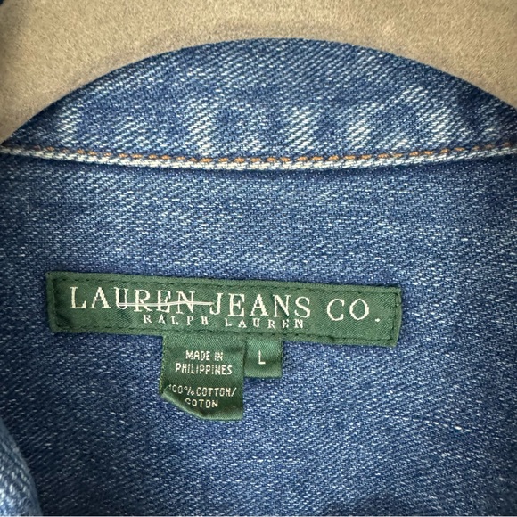 Vintage Ralph Lauren Lauren Jeans Co Denim Jacket Size L - Picture 4 of 13